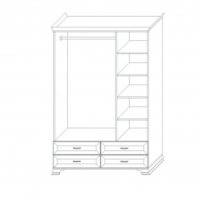 Шкаф 3-х дверный (корпус) Сиена в Новом Уренгое - novyy-urengoy.ok-mebel.com | фото 6