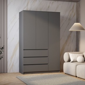 Шкаф 3-х створчатый Симпл ШК-08 (графит) в Новом Уренгое - novyy-urengoy.ok-mebel.com | фото 3