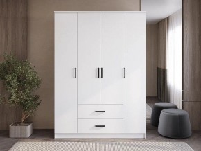 Шкаф 4-х створчатый Титан (белый) в Новом Уренгое - novyy-urengoy.ok-mebel.com | фото