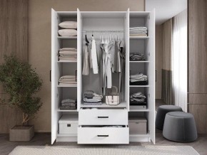 Шкаф 4-х створчатый Титан (белый) в Новом Уренгое - novyy-urengoy.ok-mebel.com | фото 2