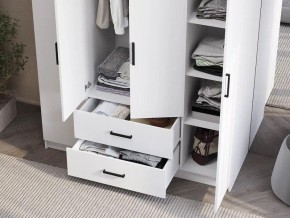 Шкаф 4-х створчатый Титан (белый) в Новом Уренгое - novyy-urengoy.ok-mebel.com | фото 3