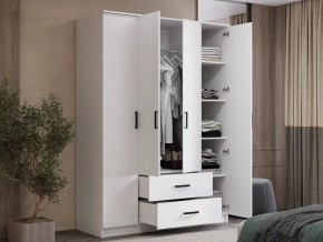 Шкаф 4-х створчатый Титан (белый) в Новом Уренгое - novyy-urengoy.ok-mebel.com | фото 4