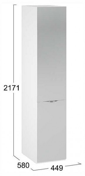 Шкаф для белья Глосс СМ-319.07.002 в Новом Уренгое - novyy-urengoy.ok-mebel.com | фото 4