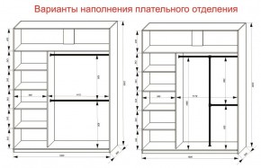 Шкаф-купе 1800 серии SOFT D1+D3+B2+PL1 (2 ящика+1штанга) профиль «Графит» в Новом Уренгое - novyy-urengoy.ok-mebel.com | фото 7