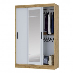 Шкаф-купе Тео ШКК-02 (крафт/белый) в Новом Уренгое - novyy-urengoy.ok-mebel.com | фото 3