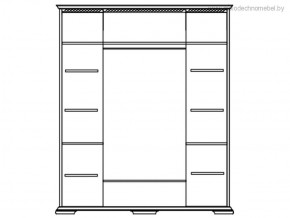 Шкаф Лика (ММ 137-01/04Б) без зеркал в Новом Уренгое - novyy-urengoy.ok-mebel.com | фото 2