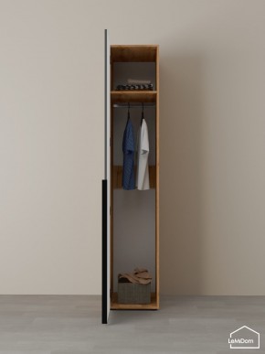 Шкаф Linnea MHR-1 2050х400х510 (ДВ-М 11.1.25) в Новом Уренгое - novyy-urengoy.ok-mebel.com | фото 4