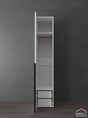 Шкаф Linnea MHR-1-3 2050х400х510 (Белый-М 11.1.1) в Новом Уренгое - novyy-urengoy.ok-mebel.com | фото 6