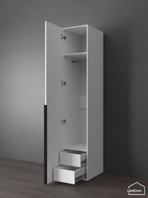 Шкаф Linnea MHR-1-3 2050х400х510 (Белый-М 11.1.1) в Новом Уренгое - novyy-urengoy.ok-mebel.com | фото 7