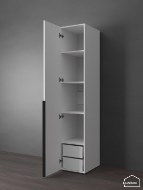 Шкаф Linnea MHR-1-3 2050х400х510 (Белый-М 11.1.2) в Новом Уренгое - novyy-urengoy.ok-mebel.com | фото 5