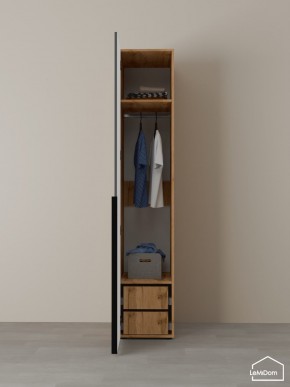 Шкаф Linnea MHR-1-3 2050х400х510 (ДВ-М 11.1.25) в Новом Уренгое - novyy-urengoy.ok-mebel.com | фото 5