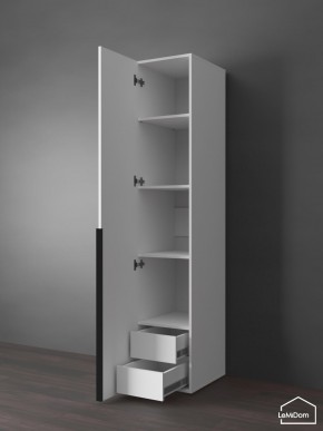 Шкаф Linnea MHR-1-4 2050х400х510 (Белый-М 11.1.1) в Новом Уренгое - novyy-urengoy.ok-mebel.com | фото 6