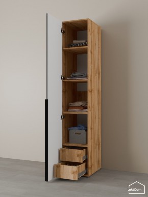 Шкаф Linnea MHR-1-4 2050х400х510 (ДВ-М 11.1.25) в Новом Уренгое - novyy-urengoy.ok-mebel.com | фото 5