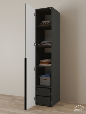 Шкаф Linnea MHR-1-4 2050х400х510 (Графит-М 11.1.25) в Новом Уренгое - novyy-urengoy.ok-mebel.com | фото 5