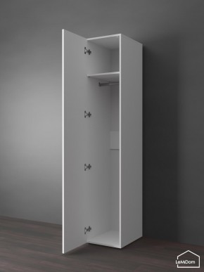 Шкаф Linnea MHR-1PO 2050х400х510 (Белый-М 11.1.1) в Новом Уренгое - novyy-urengoy.ok-mebel.com | фото 4