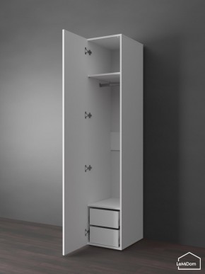 Шкаф Linnea MHR-1PO-3 2050х400х510 (Белый-М 11.1.1) в Новом Уренгое - novyy-urengoy.ok-mebel.com | фото 4