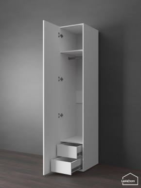 Шкаф Linnea MHR-1PO-3 2050х400х510 (Белый-М 11.1.1) в Новом Уренгое - novyy-urengoy.ok-mebel.com | фото 5