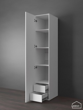 Шкаф Linnea MHR-1PO-4 2050х400х510 (Белый-М 11.1.1) в Новом Уренгое - novyy-urengoy.ok-mebel.com | фото 4