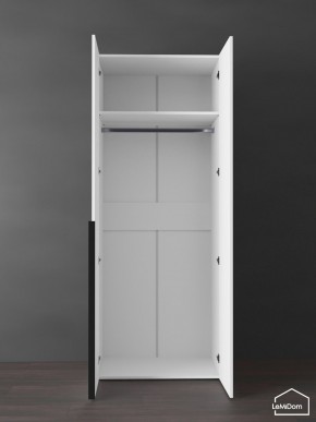 Шкаф Linnea MHR-2 2050х800х510 (Белый-М 11.1.1) в Новом Уренгое - novyy-urengoy.ok-mebel.com | фото 4
