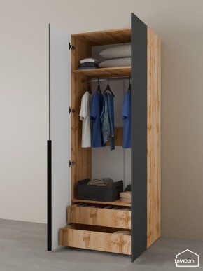 Шкаф Linnea MHR-2-3 2050х800х510 (ДВ-М 11.1.25) в Новом Уренгое - novyy-urengoy.ok-mebel.com | фото 6