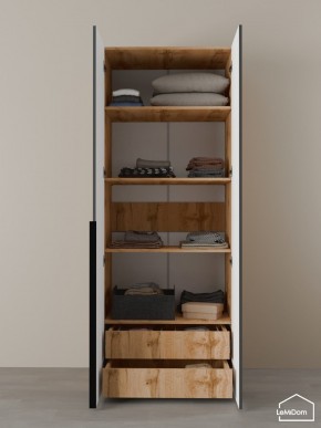 Шкаф Linnea MHR-2-4 2050х800х510 (ДВ-М 11.1.25) в Новом Уренгое - novyy-urengoy.ok-mebel.com | фото 6