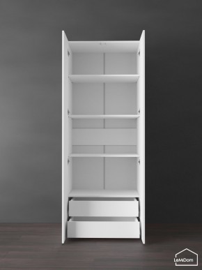 Шкаф Linnea MHR-2PO-4 2050х800х510 (Белый-М 11.1.1) в Новом Уренгое - novyy-urengoy.ok-mebel.com | фото 6