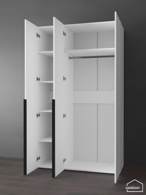 Шкаф Linnea MHR-3-1 2050х1200х510 (Белый-М 11.1.1) в Новом Уренгое - novyy-urengoy.ok-mebel.com | фото 5