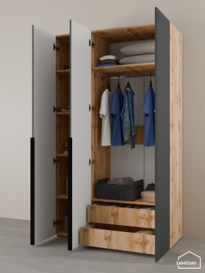 Шкаф Linnea MHR-3-2 2050х1200х510 (ДВ-М 11.1.25) в Новом Уренгое - novyy-urengoy.ok-mebel.com | фото 6
