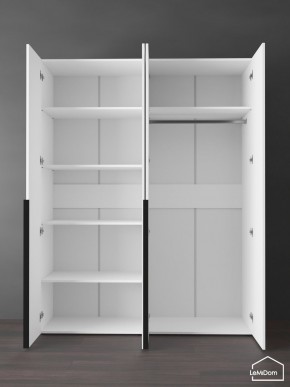 Шкаф Linnea MHR-4-1 2050х1600х510 (Белый-М 11.1.1) в Новом Уренгое - novyy-urengoy.ok-mebel.com | фото 4
