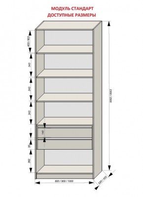 Шкаф распашной серия «ЗЕВС» (PL3/С1/PL2) в Новом Уренгое - novyy-urengoy.ok-mebel.com | фото 13