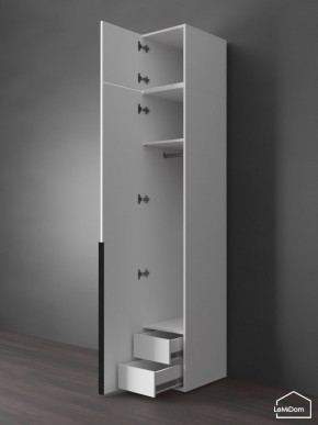 Шкаф с антресолью Linnea MHR-1A-3 2450х400х510 (Белый-М 11.1.1) в Новом Уренгое - novyy-urengoy.ok-mebel.com | фото 6