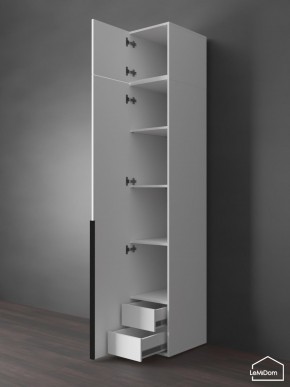 Шкаф с антресолью Linnea MHR-1A-4 2450х400х510 (Белый-М 11.1.2) в Новом Уренгое - novyy-urengoy.ok-mebel.com | фото 5