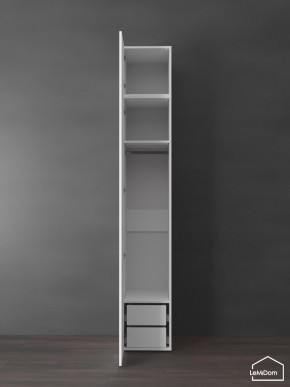 Шкаф с антресолью Linnea MHR-1POA-3 2450х400х510 (Белый-М 11.1.2) в Новом Уренгое - novyy-urengoy.ok-mebel.com | фото 5