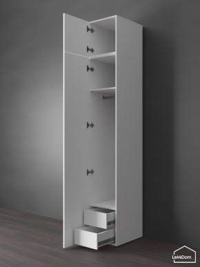 Шкаф с антресолью Linnea MHR-1POA-3 2450х400х510 (Белый-М 11.1.2) в Новом Уренгое - novyy-urengoy.ok-mebel.com | фото 6