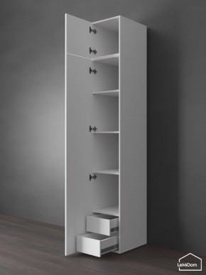 Шкаф с антресолью Linnea MHR-1POA-4 2450х400х510 (Белый-М 11.1.2) в Новом Уренгое - novyy-urengoy.ok-mebel.com | фото 5
