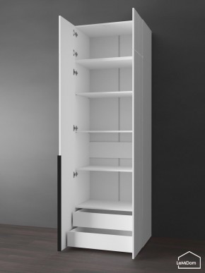 Шкаф с антресолью Linnea MHR-2A-4 2450х800х510 (Белый-М 11.1.1) в Новом Уренгое - novyy-urengoy.ok-mebel.com | фото 5