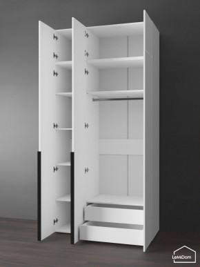 Шкаф с антресолью Linnea MHR-3A-2 2450х1200х510 (Белый-М 11.1.2) в Новом Уренгое - novyy-urengoy.ok-mebel.com | фото 5