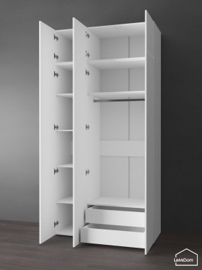 Шкаф с антресолью Linnea MHR-3POA-2 2450х1200х510 (Белый-М 11.1.2) в Новом Уренгое - novyy-urengoy.ok-mebel.com | фото 5