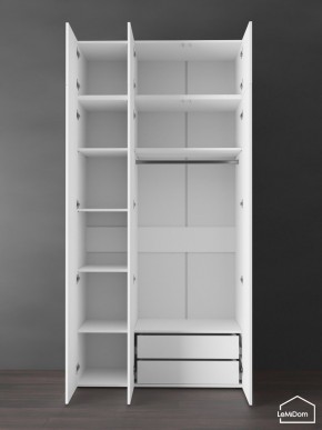 Шкаф с антресолью Linnea MHR-3POA-2 2450х1200х510 (Белый-М 11.1.2) в Новом Уренгое - novyy-urengoy.ok-mebel.com | фото 6