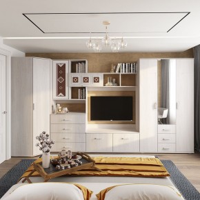 Шкаф угловой Белла (Ясень белый) в Новом Уренгое - novyy-urengoy.ok-mebel.com | фото 3