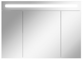 Шкаф-зеркало Аврора 100 с подсветкой LED Домино (DV8012HZ) в Новом Уренгое - novyy-urengoy.ok-mebel.com | фото