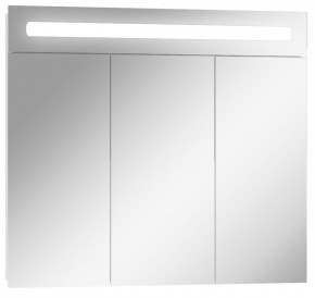 Шкаф-зеркало Аврора 80 с подсветкой LED Домино (DV8009HZ) в Новом Уренгое - novyy-urengoy.ok-mebel.com | фото 1