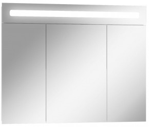 Шкаф-зеркало Аврора 90 с подсветкой LED Домино (DV8011HZ) в Новом Уренгое - novyy-urengoy.ok-mebel.com | фото 1