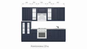 Кухонный гарнитур Вена в Новом Уренгое - novyy-urengoy.ok-mebel.com | фото 3