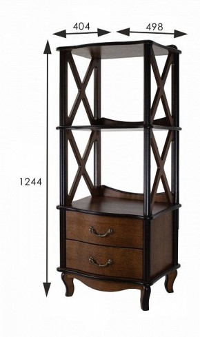 Стеллаж комбинированный Джульетта Л в Новом Уренгое - novyy-urengoy.ok-mebel.com | фото 4