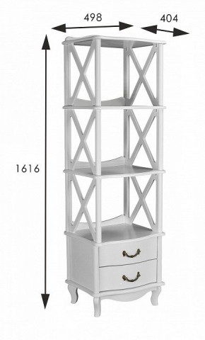 Стеллаж комбинированный Джульетта Л в Новом Уренгое - novyy-urengoy.ok-mebel.com | фото 4