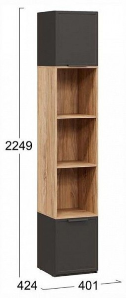 Стеллаж комбинированный Стелла в Новом Уренгое - novyy-urengoy.ok-mebel.com | фото 4