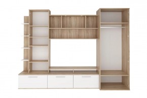Стенка Денвер (СТЛ.151.01) Дуб сонома/Белый в Новом Уренгое - novyy-urengoy.ok-mebel.com | фото 2