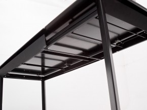 Стол CREMONA 140 HIGH GLOSS STATUARIO Белый мрамор глянцевый, керамика/ черный каркас, ®DISAUR в Новом Уренгое - novyy-urengoy.ok-mebel.com | фото 6