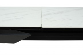 Стол CREMONA 160 KL-99 Белый мрамор матовый, итальянская керамика / черный каркас, ®DISAUR в Новом Уренгое - novyy-urengoy.ok-mebel.com | фото 4
